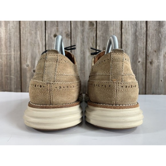 Cole Haan Grand OS Zerogrand Brown Oxford Wingtip Shoes Men's Size 8.5 C27431 - Picture 5 of 9